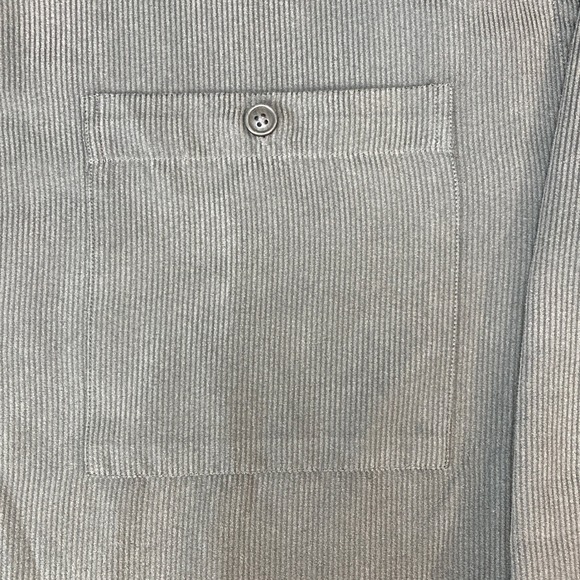 Forsyth of Canada Corduroy Shirt XL Olive Green Long Sleeve Button Down Mens - Picture 3 of 10
